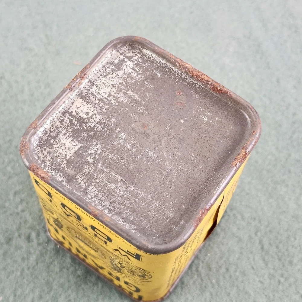 Antique IMPERIAL GRANUM Tin & Paper Label Nutritional Supplement Quack‎ Medicine